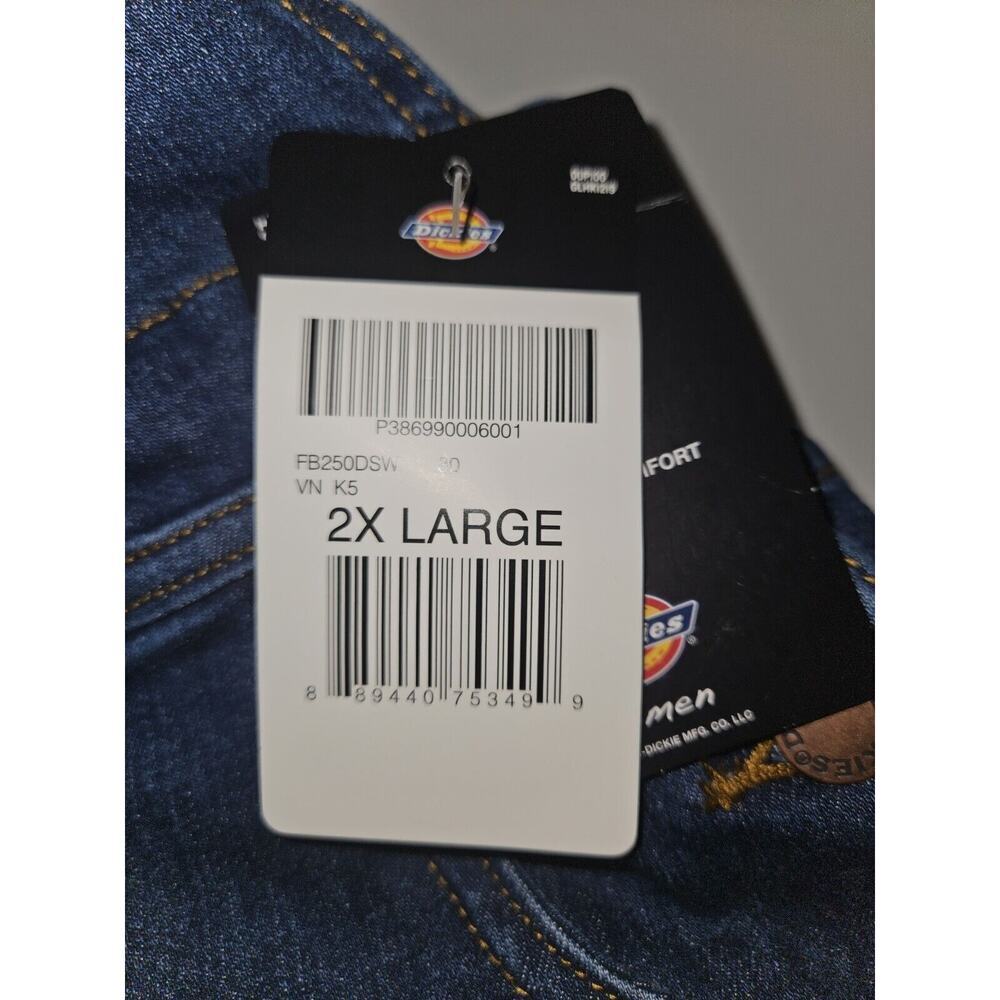 NWT! Dickies womens Denim Double Front Bib Overalls Size 2XL - Picture 13 of 15